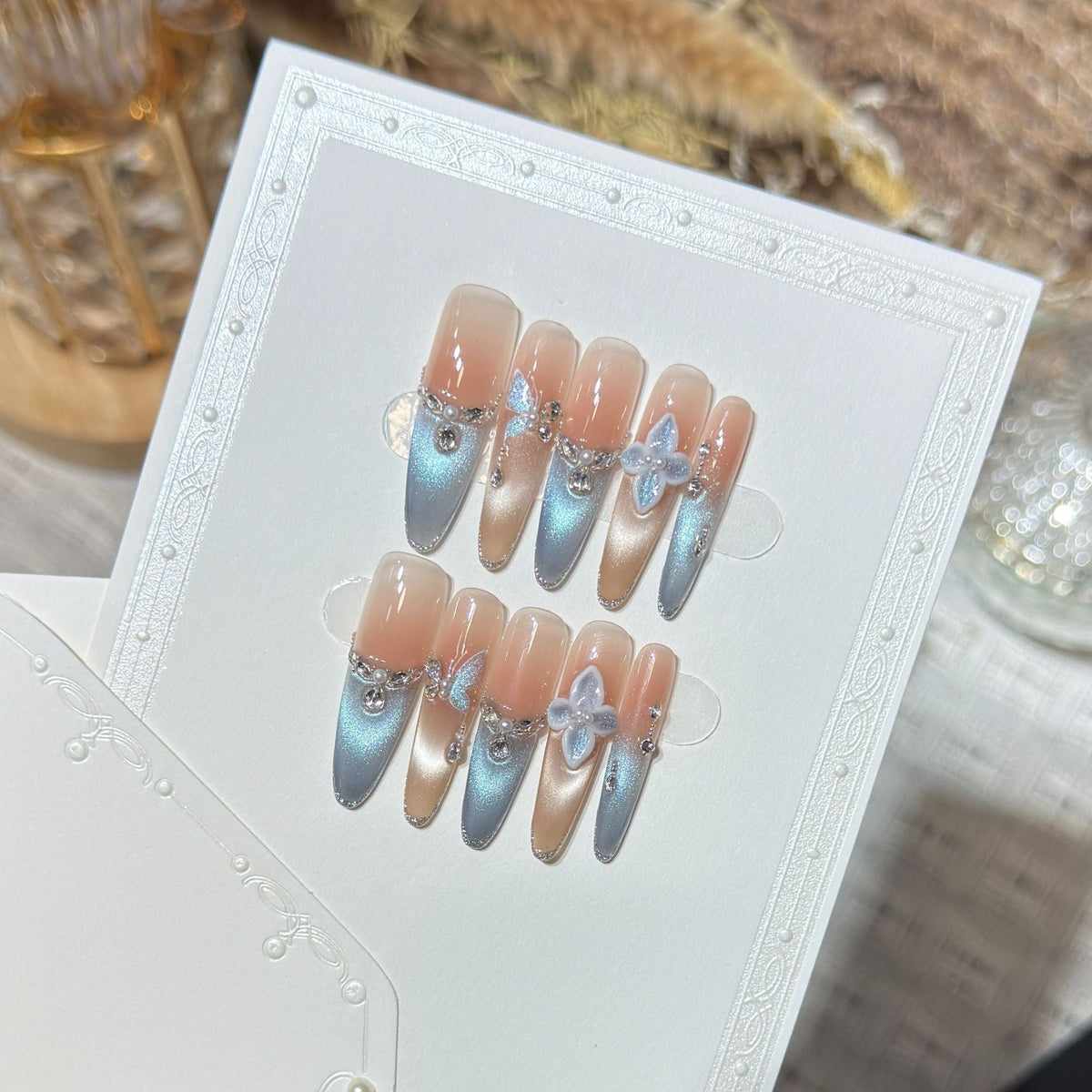 Elegant Acrylic Press-On Nail Art Set — product view 2