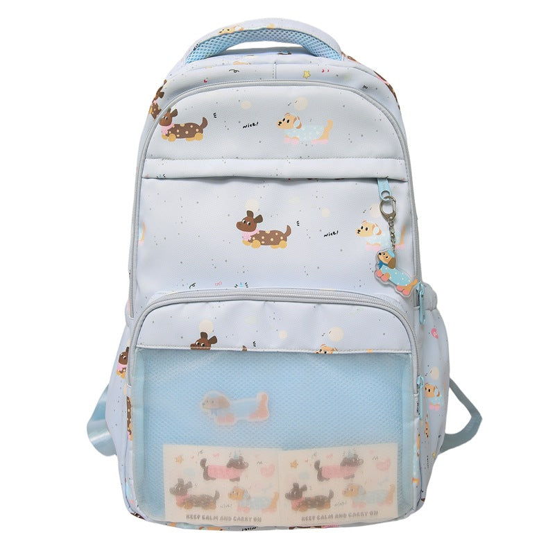 Fun Illustrated Pet-Themed Backpack LoungeYard — product view 5
