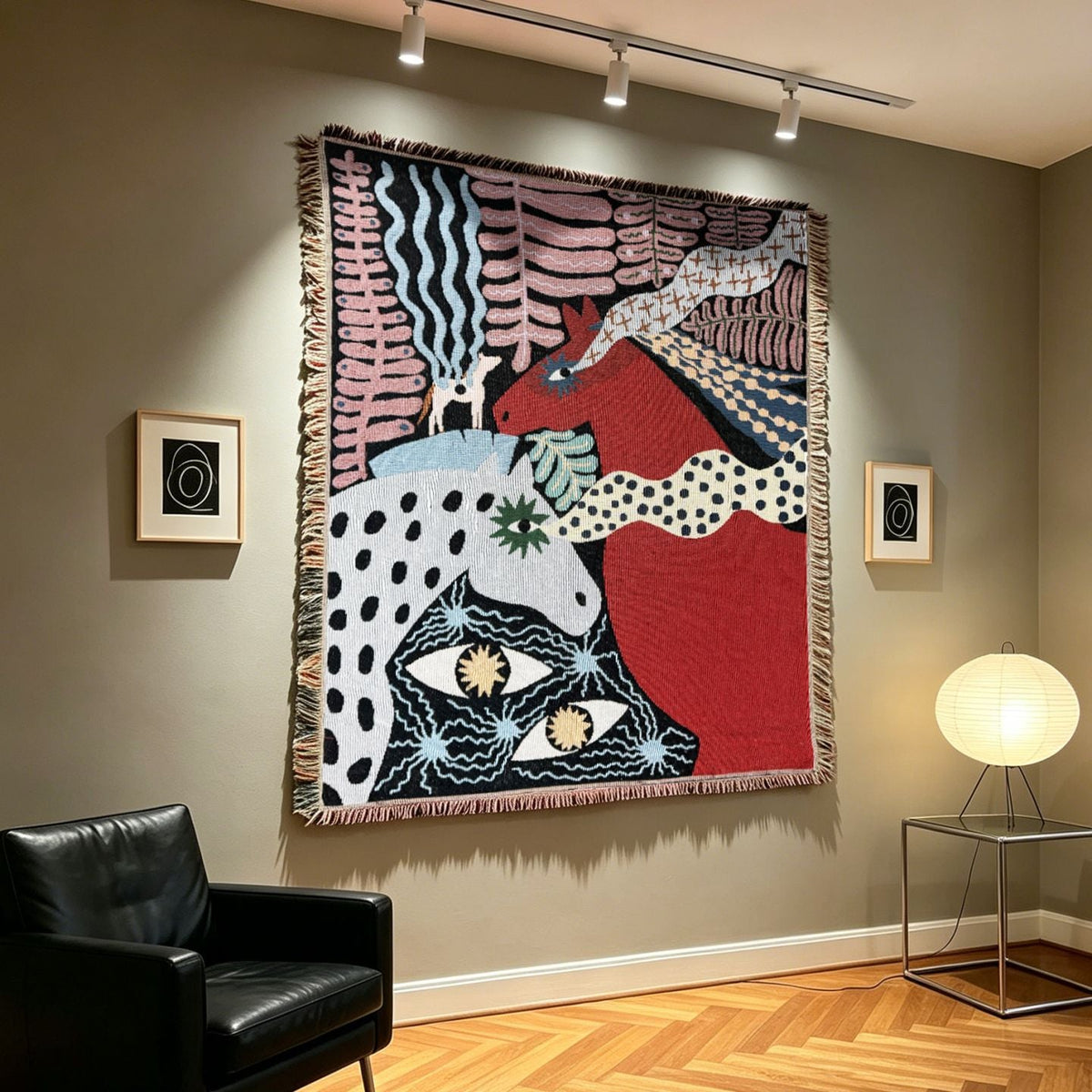 Artistic Tapestry Throw Blanket — product view 1
