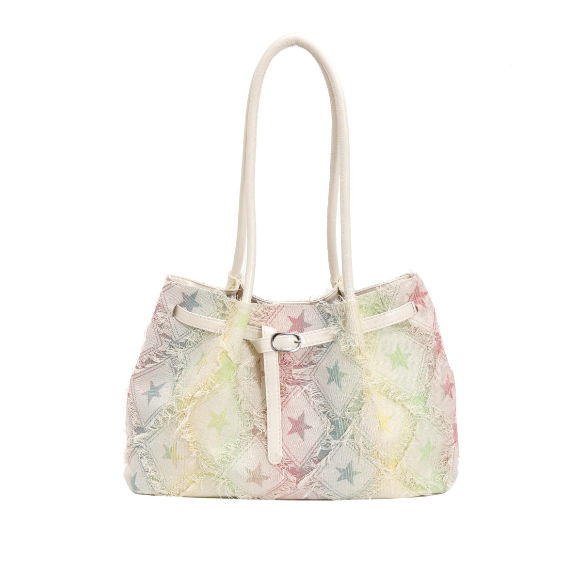 Star-Patterned Beach Shoulder Bag — product view 1