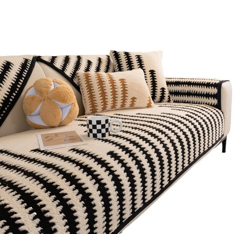 Stylish Knitted Throw Blanket — product view 5