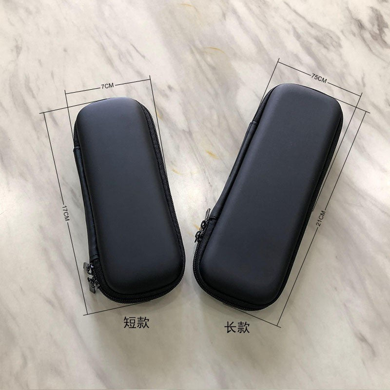 Compact Semi-Rigid Travel Electronics Organizer Case with Mesh Pocket and Elastic Straps LoungeYard — product view 4