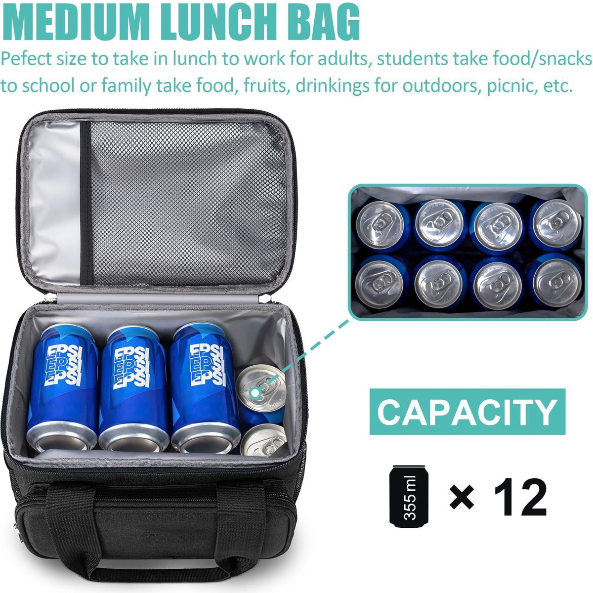 Insulated Lunchbox LoungeYard — product view 2