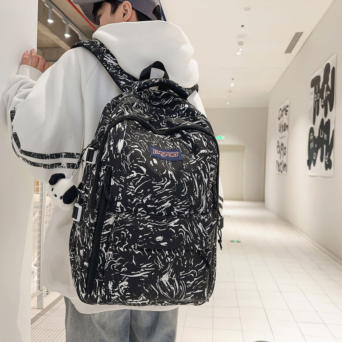 Durable Multi-Pocket Backpack LoungeYard 1791205547 — product view 2
