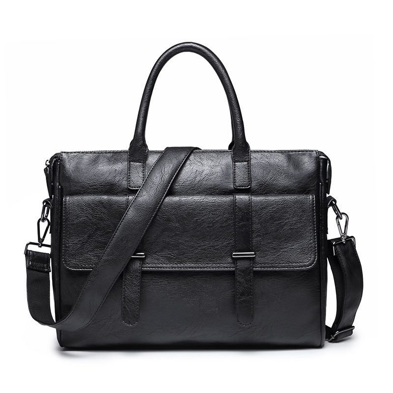 Stylish business briefcase with multiple compartments LoungeYard — product view 6