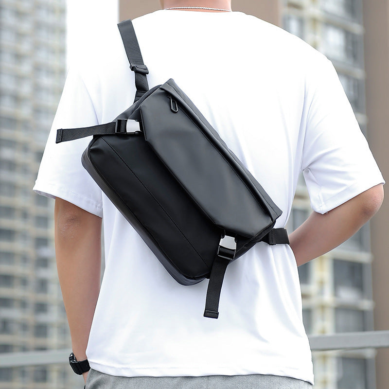 Elegant Crossbody Messenger with Innovative Design LoungeYard — product view 2