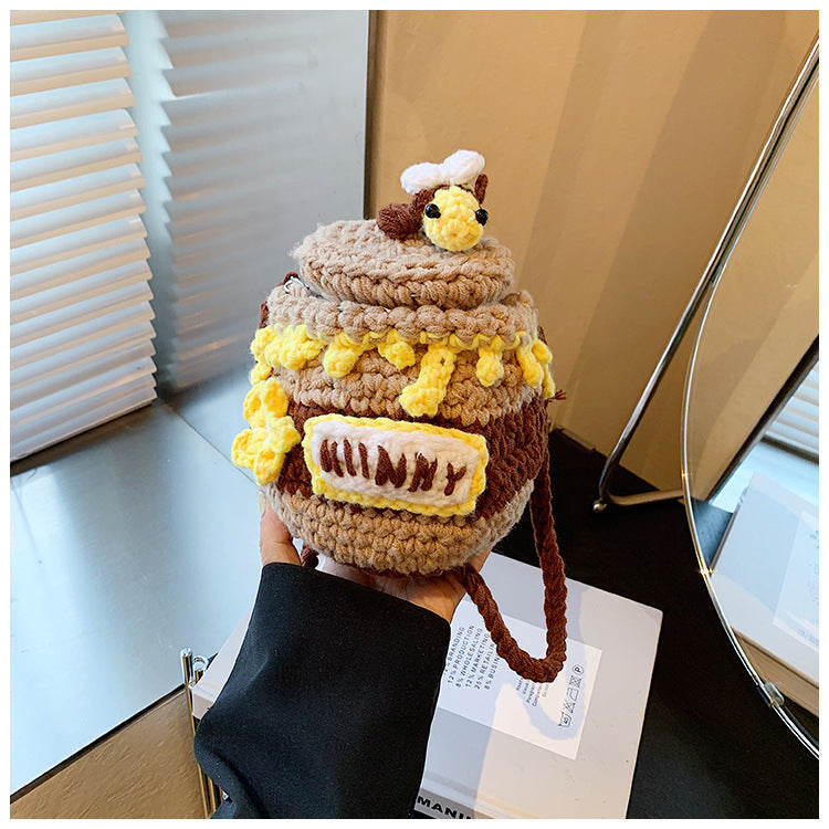 Handcrafted Crochet Mini Bag — product view 3