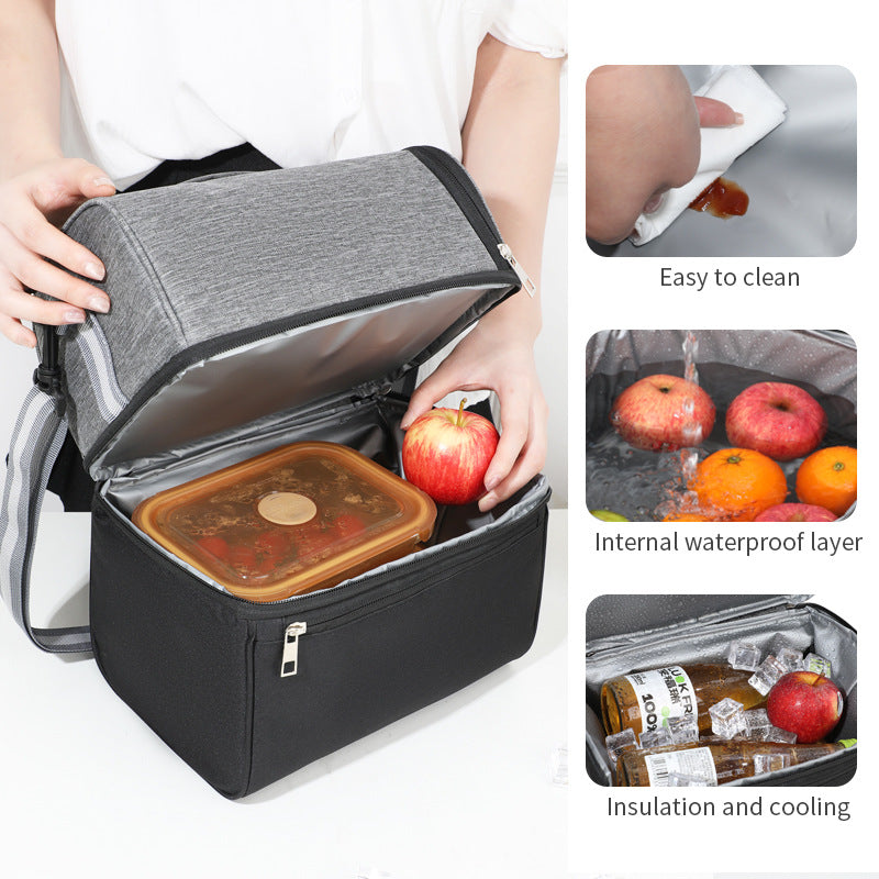 Insulated cooler bag with practical compartments LoungeYard — product view 3
