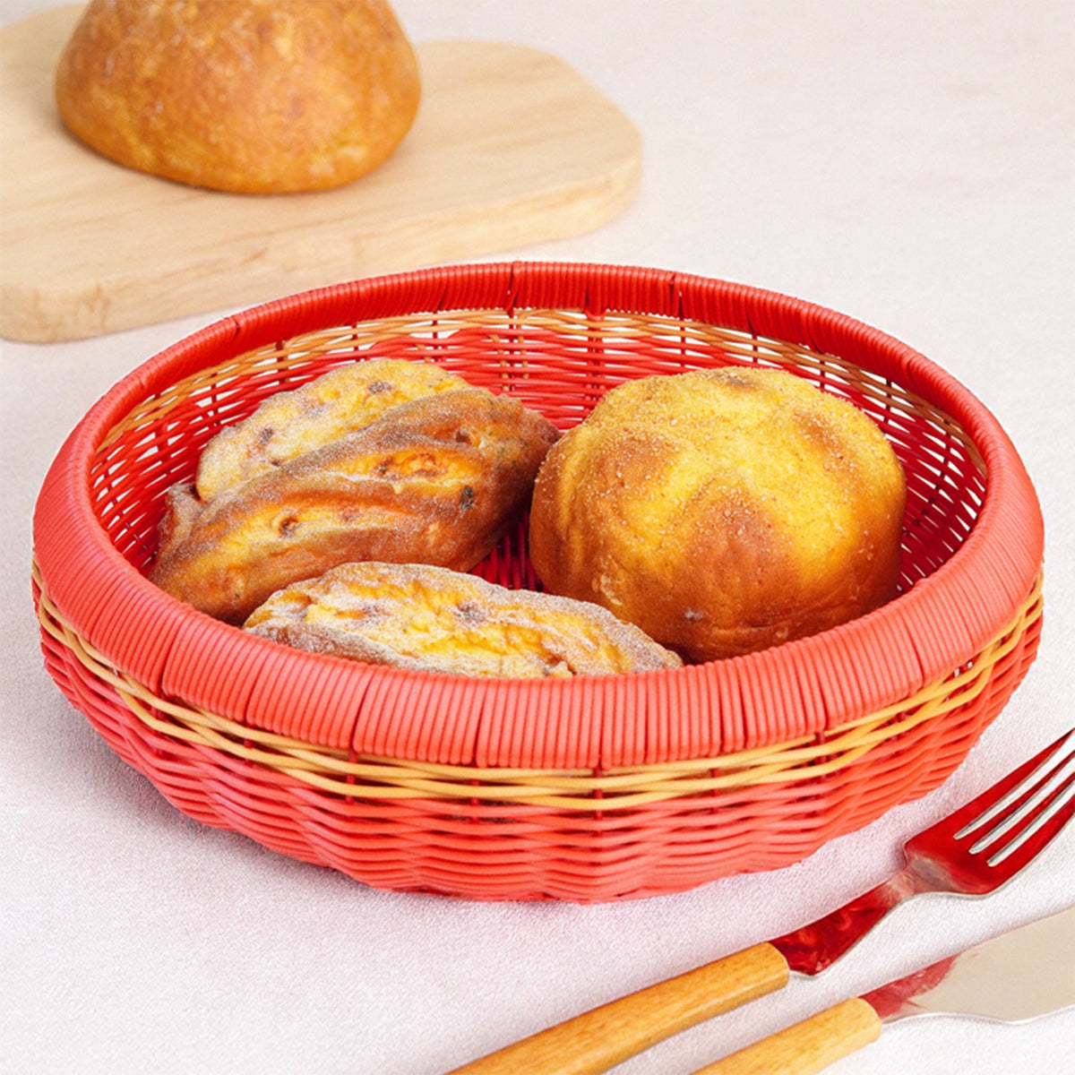 Ladies Decorative Fruit Stand with Stylish Weaving LoungeYard — product view 2