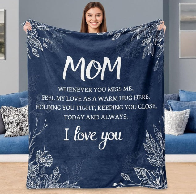 Sentimental Message Throw Blanket — product view 4