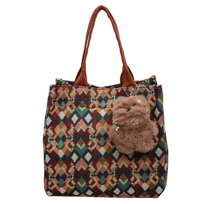 Fun Patterned Tote Bag — product view 5