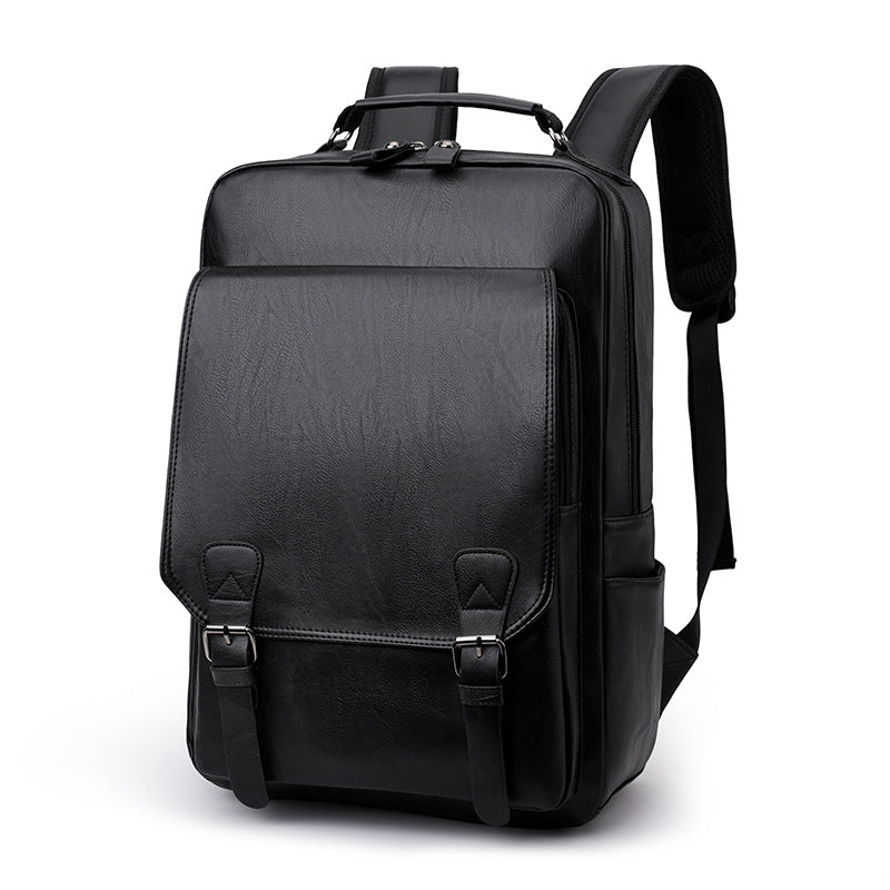 Stylish Leather Backpack LoungeYard — product view 1