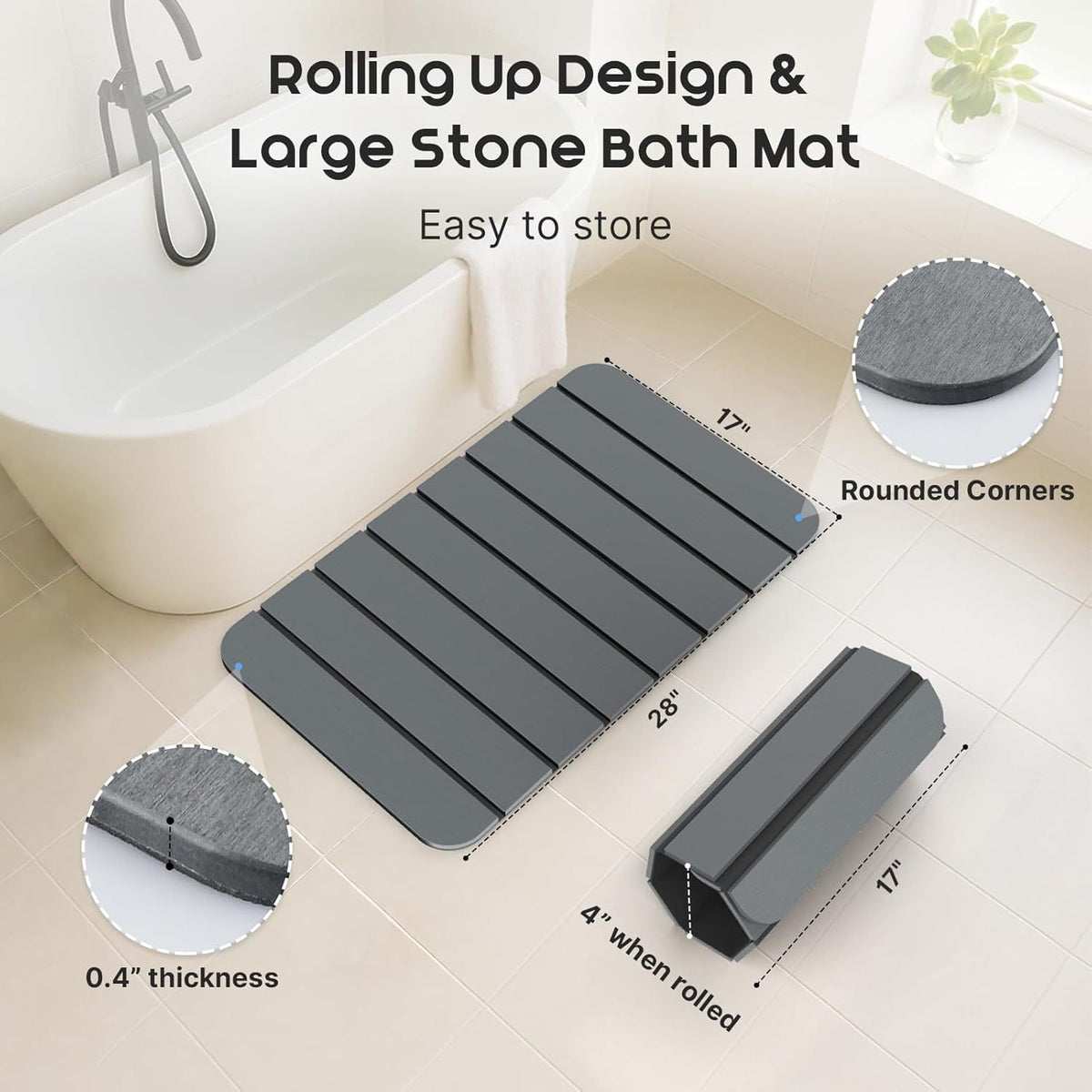 Bathroom Shower Mat — product view 2