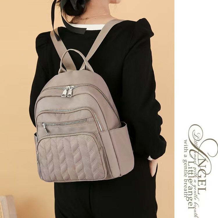 Stylish Quilted Backpack LoungeYard — product view 2