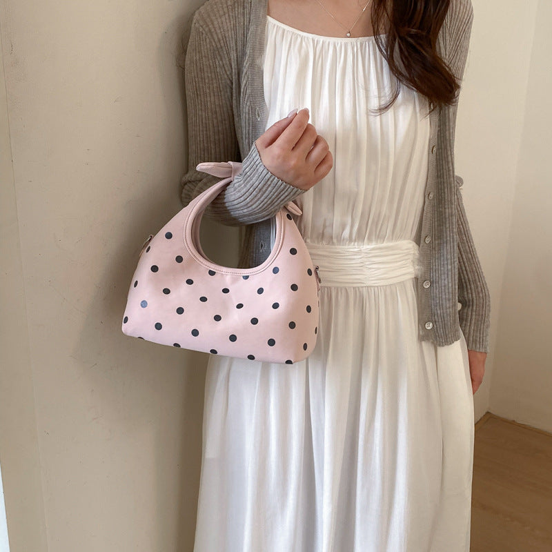Charming Polka Dot Handheld Tote — product view 7