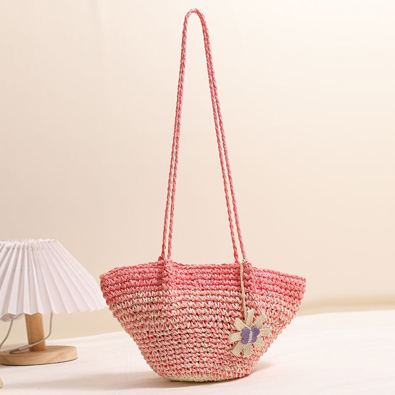 Fashionable and Handcrafted Handbag with Floral Accent LoungeYard — product view 2