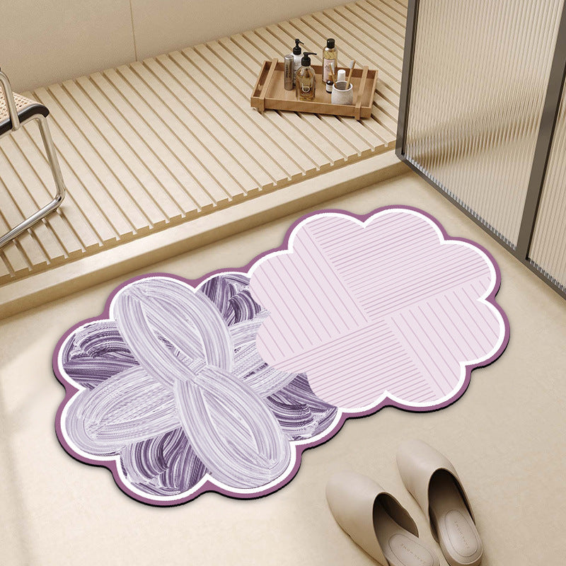 Decorative Cloud-Shaped Bath Mat LoungeYard — product view 2