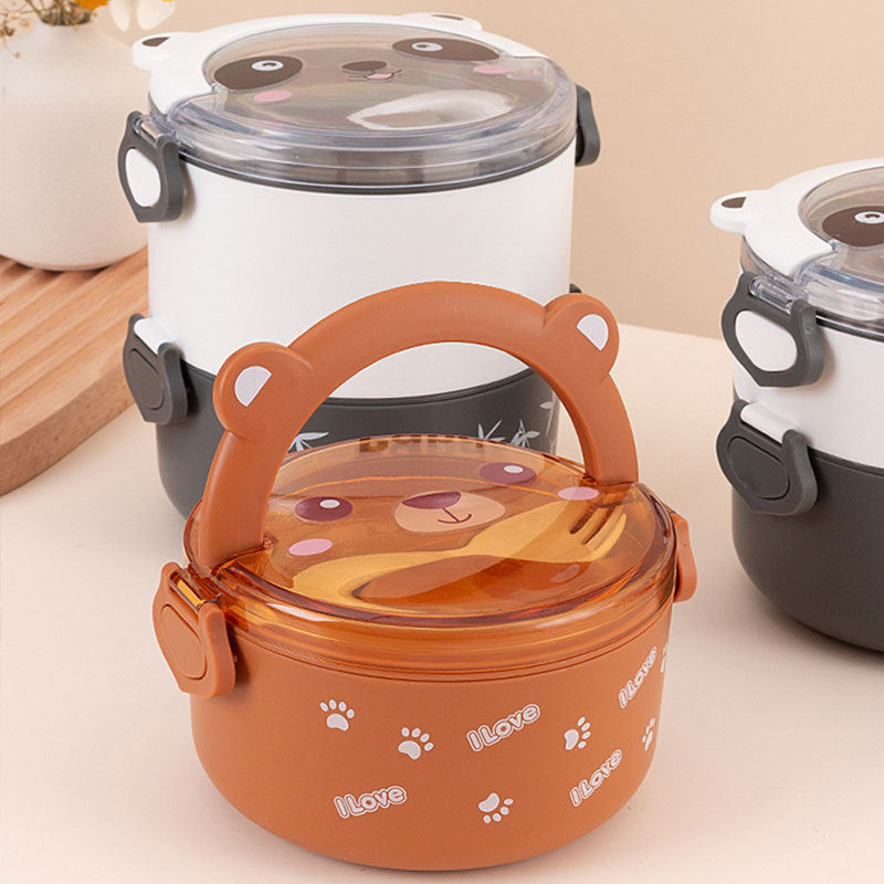 Cute Panda-Themed Food Storage Container — product view 2