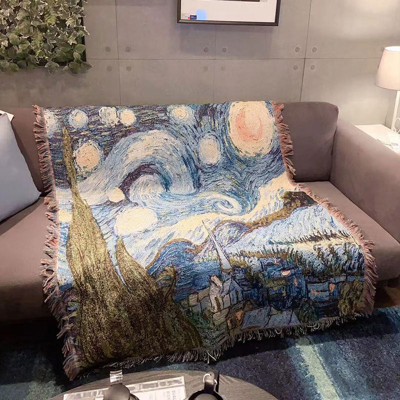 Artistic Tapestry Throw Blanket — product view 3