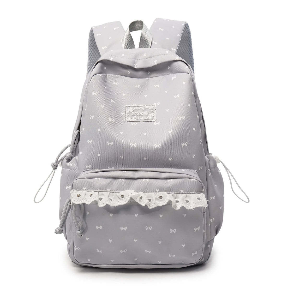 Playful Bow-Embellished School Backpack LoungeYard — product view 5