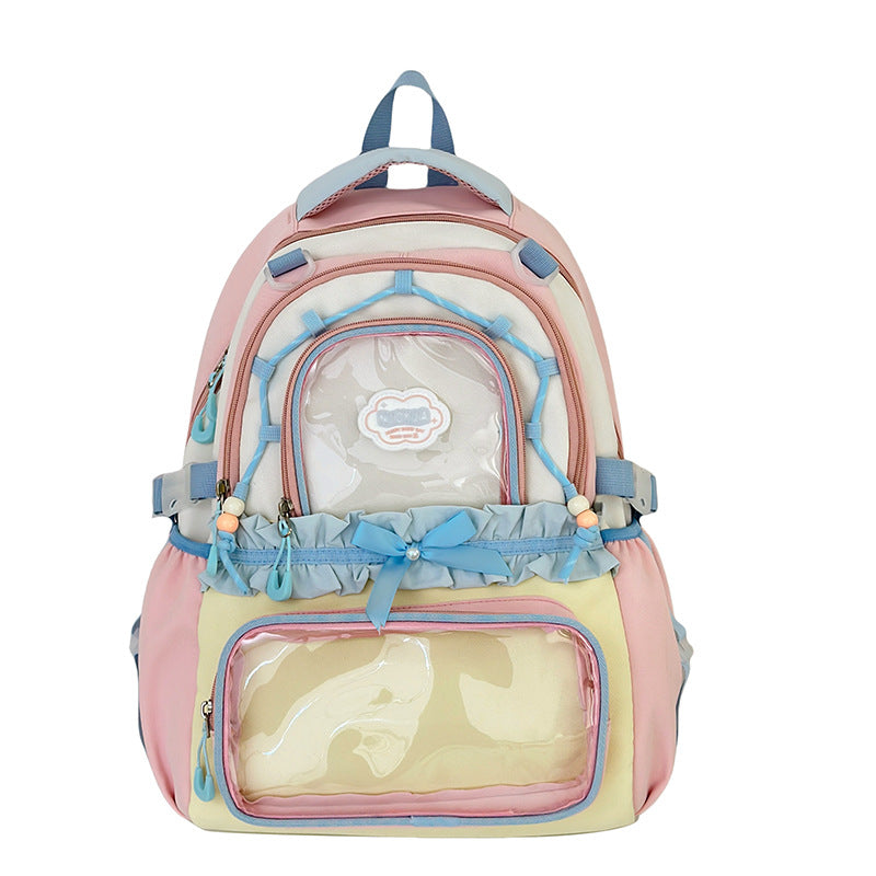 Multi-Functional Clear Front Backpack LoungeYard — product view 5