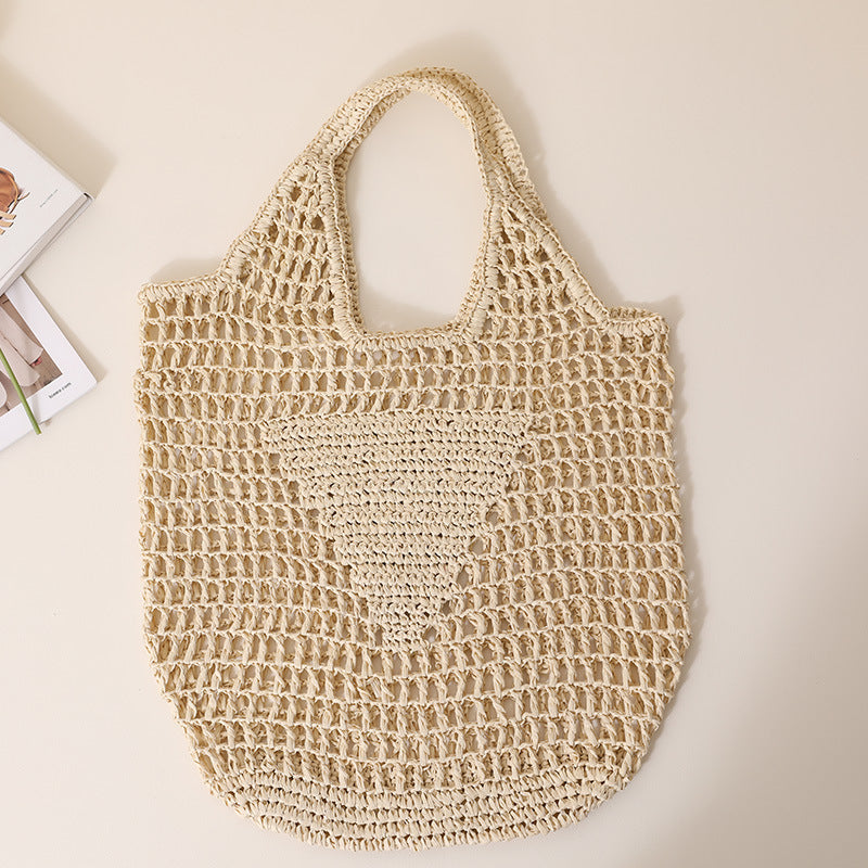 Coarse crochet bag with large handles LoungeYard — product view 7