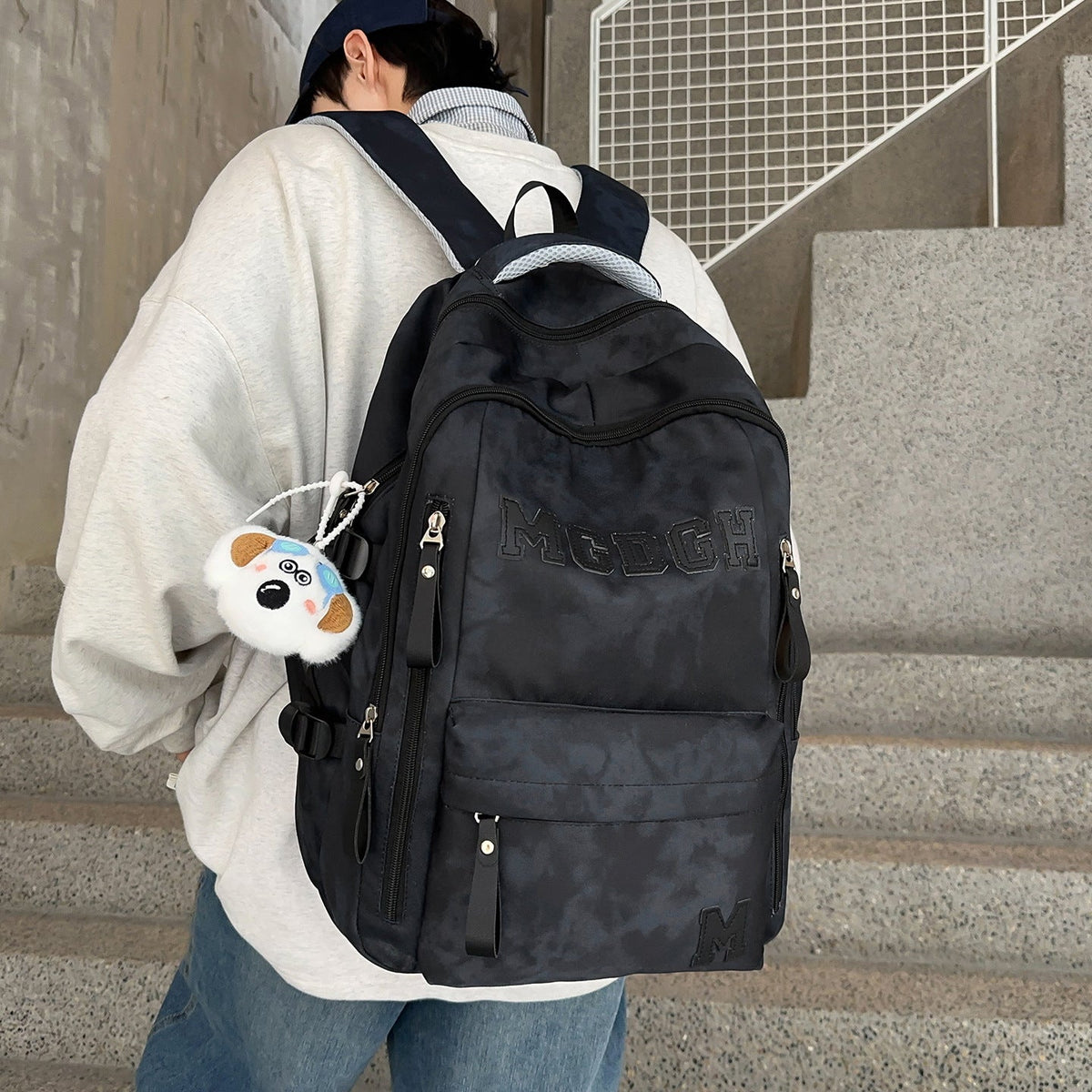 Functional Travel Backpack with Stylish Design LoungeYard — product view 2