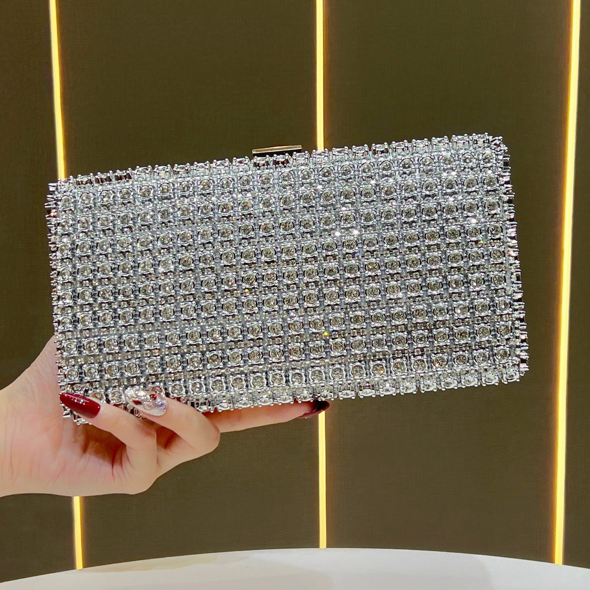 Gem-Studded Evening Clutch — product view 2