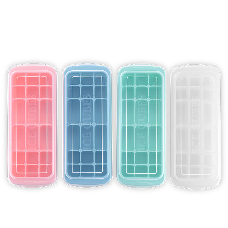 Silicone ice cube tray with precise fitting lid LoungeYard — product view 4