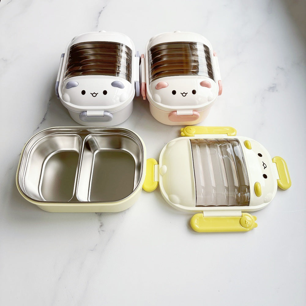 Cute Cartoon-Themed Lunch Bento Box — product view 1
