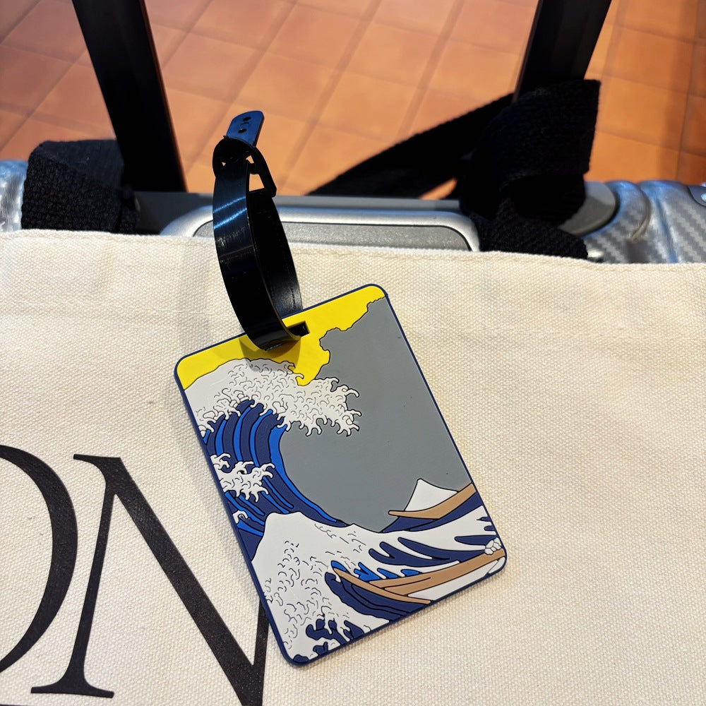 Mountain View Ski Goggles Luggage Tag LoungeYard — product view 6