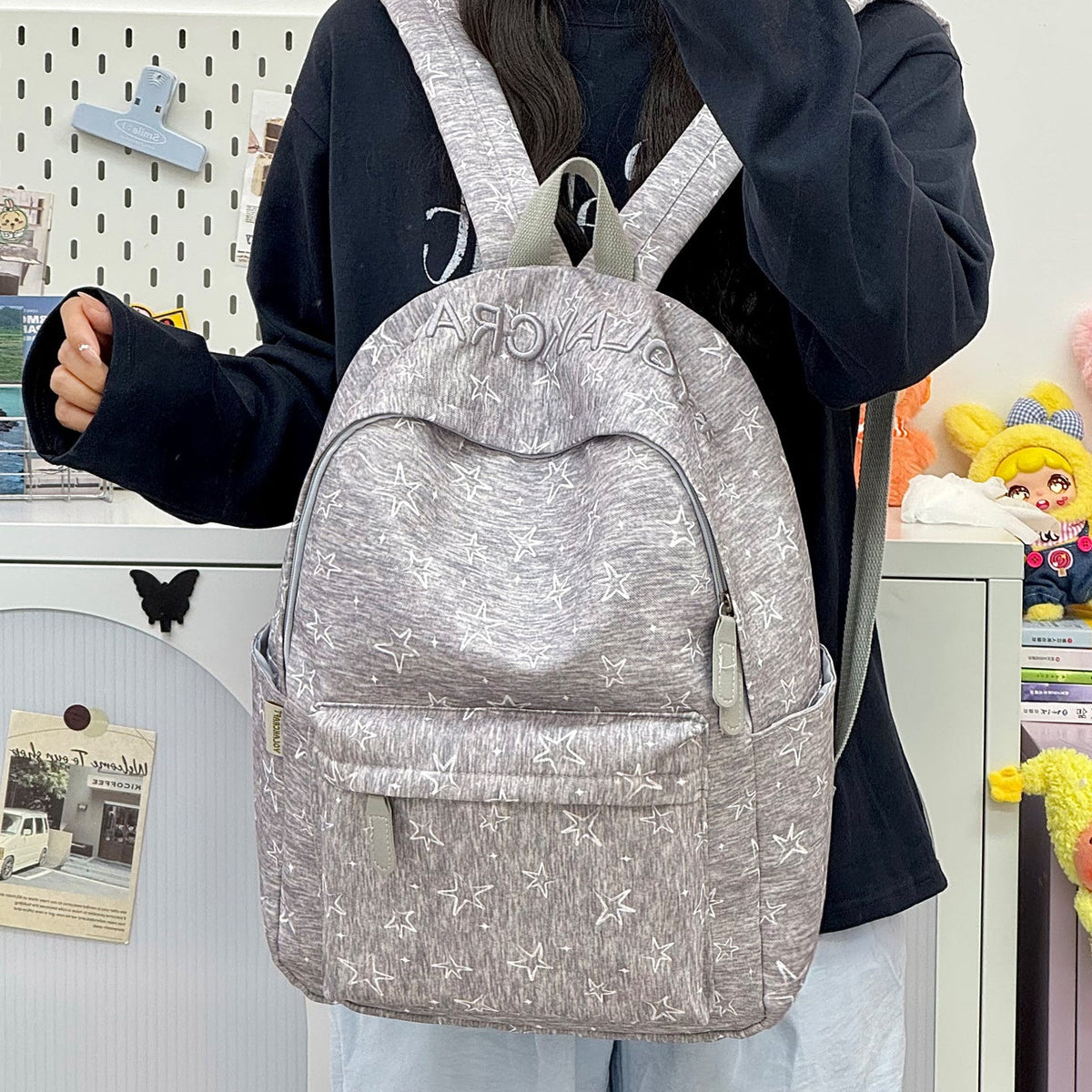 Casual All-Occasion Star-Print Backpack LoungeYard — product view 3