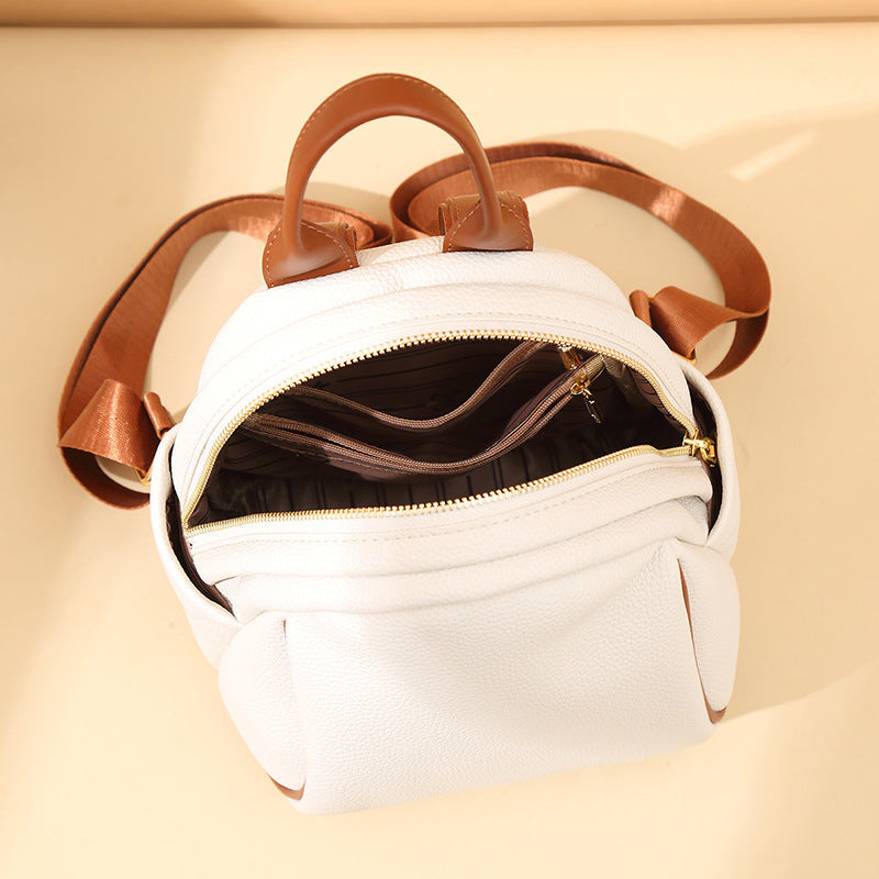 Stylish Textured Mini Backpack LoungeYard — product view 4