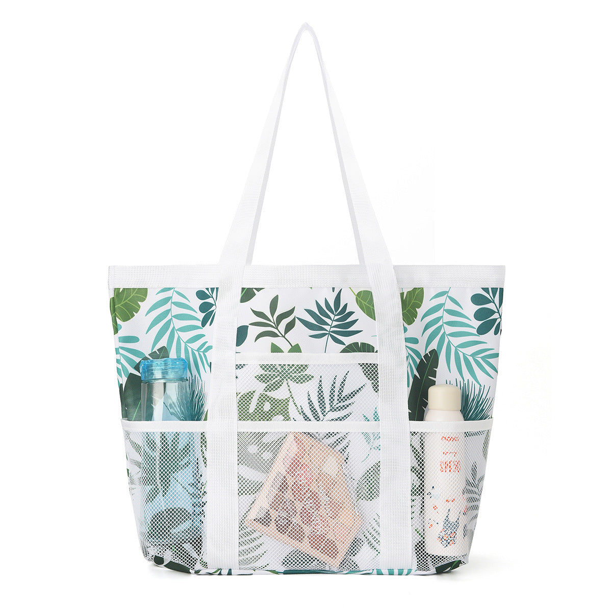 Spacious beach bag with breathable mesh design LoungeYard — product view 1