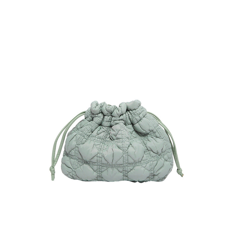 Quilted Drawstring Handbag — product view 6
