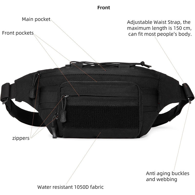 Tactical Hip Bag LoungeYard — product view 3