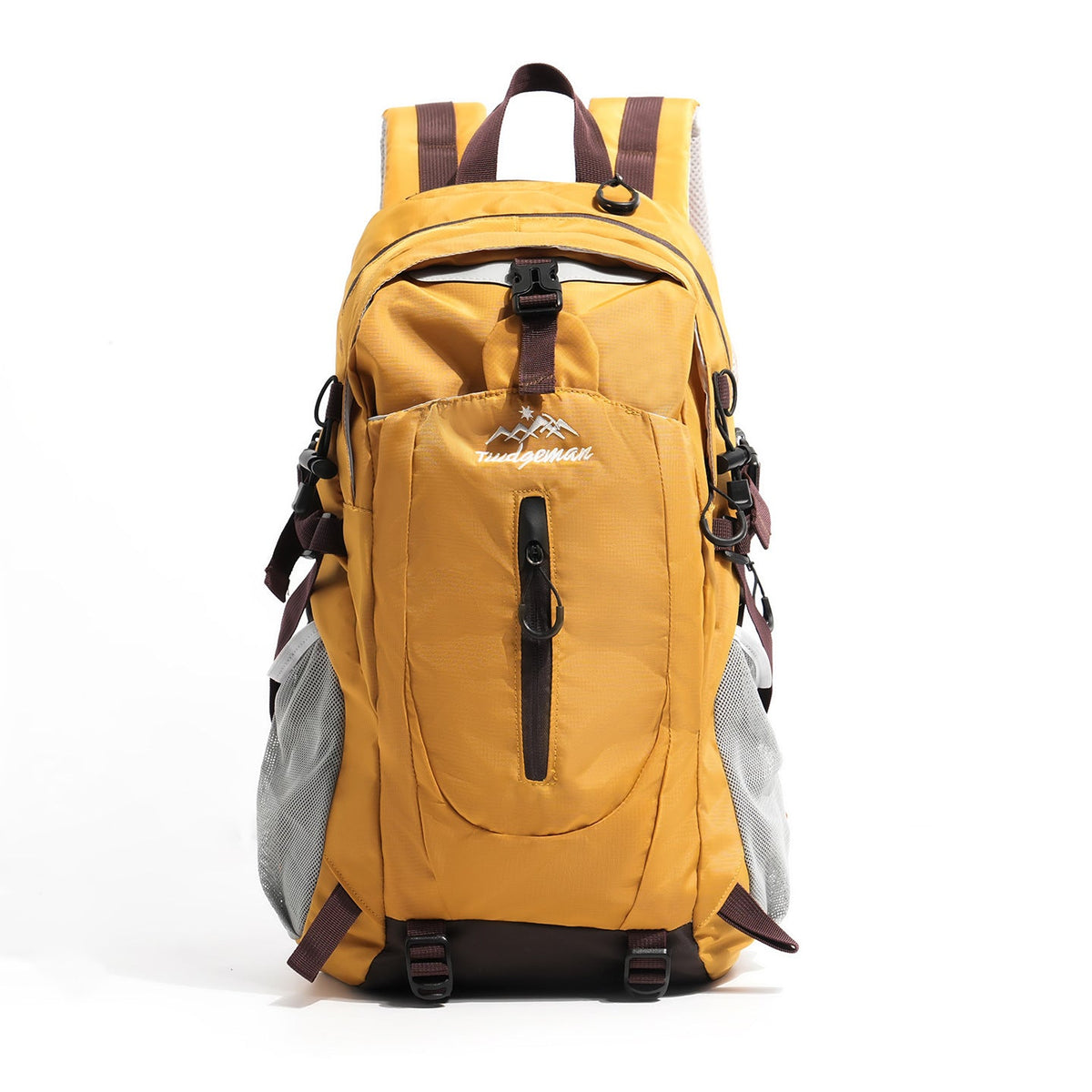 Unisex nan lightweight outdoor backpack with ergonomic back cushion, hydration bladder compartment and multifunctional external pockets LoungeYard — product view 4