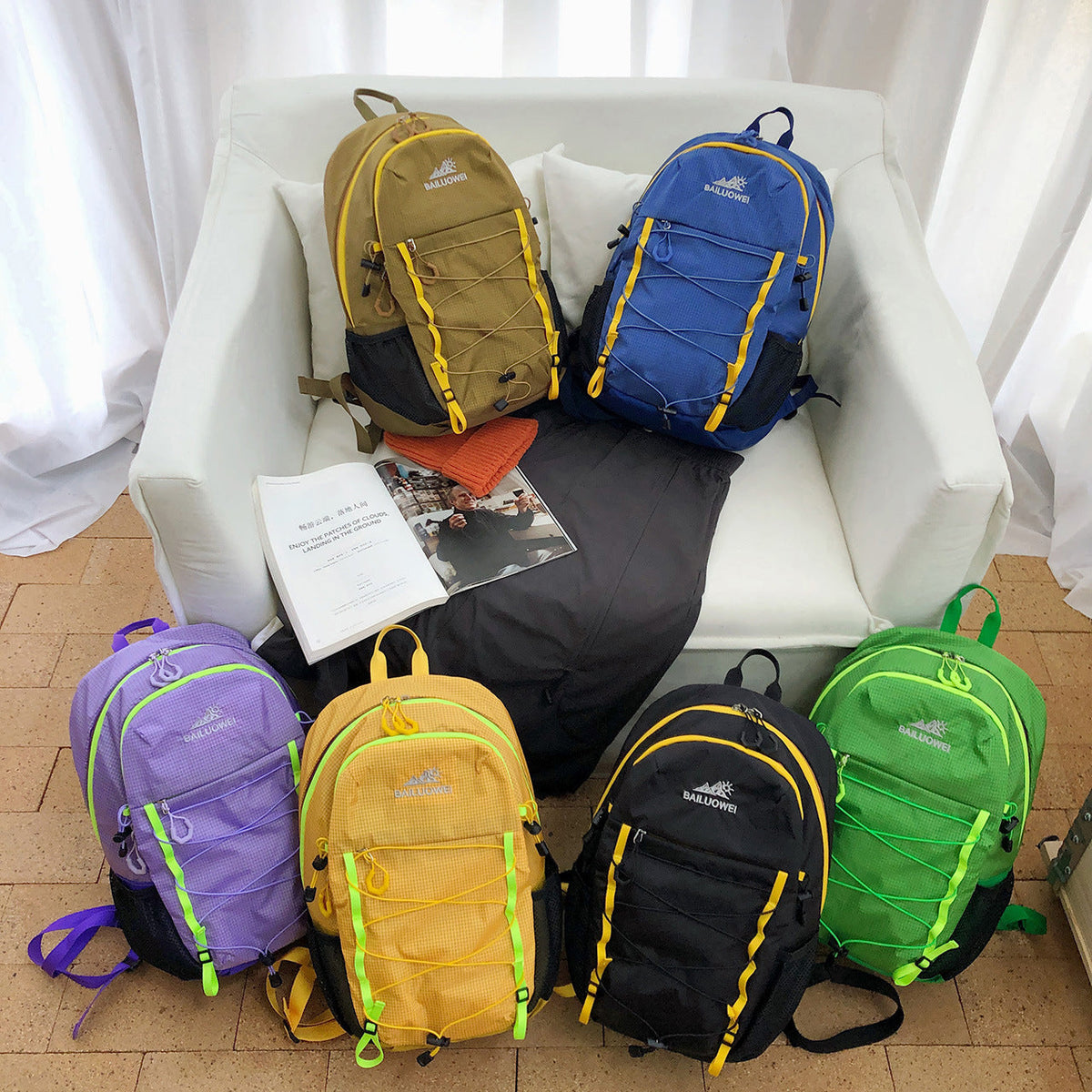 Hiking Backpack with Multiple Compartments LoungeYard — product view 4