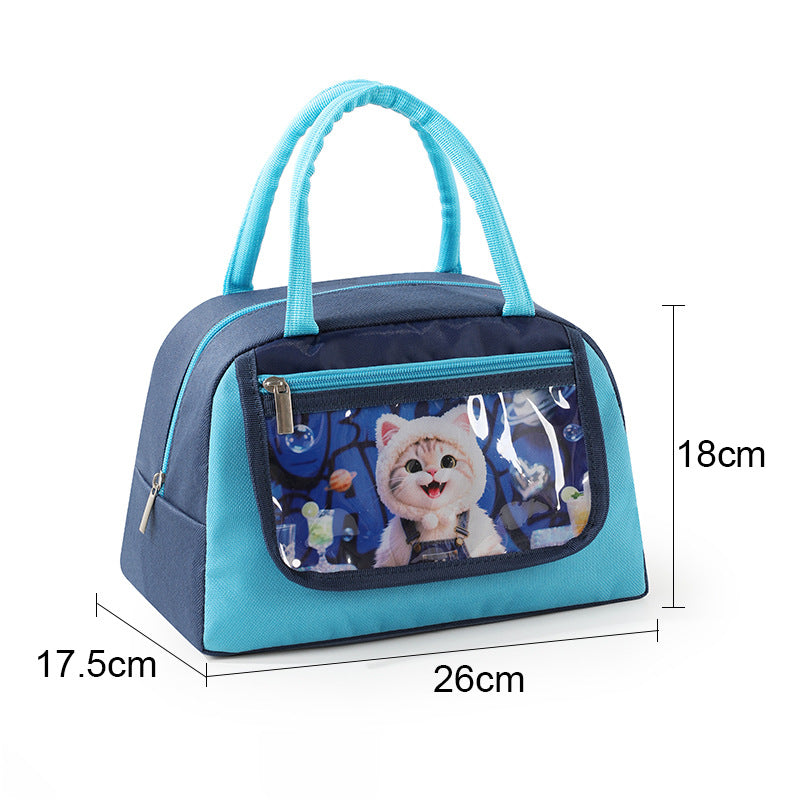 Multifunctional Cooler Bag with Transparent Viewing Window LoungeYard — product view 4
