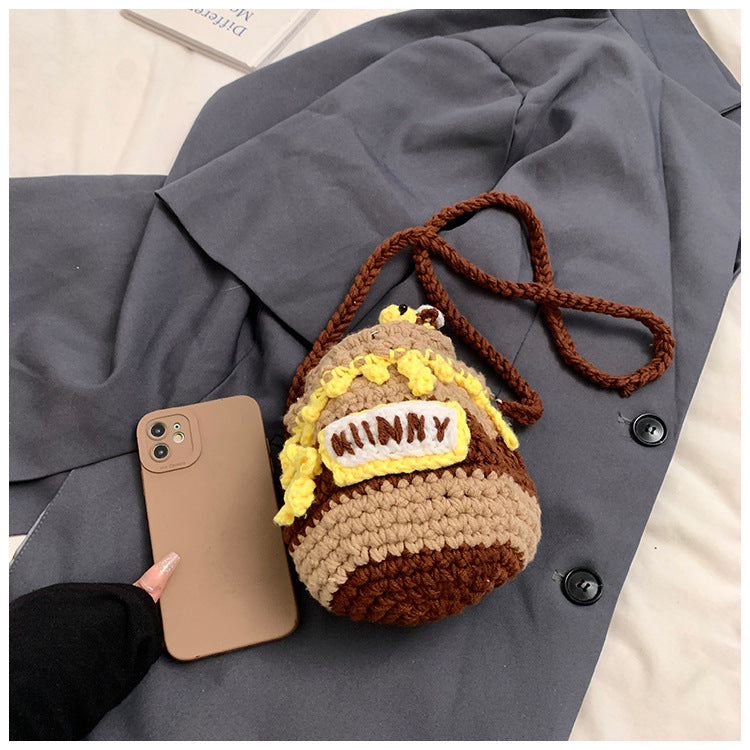 Handcrafted Crochet Mini Bag — product view 4
