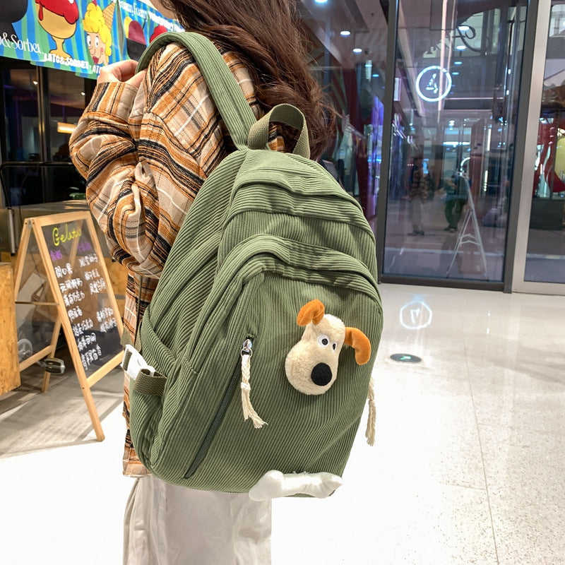 Playful Plush Dog-Themed Backpack — product view 1