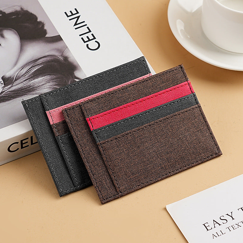 Slim Fabric Cardholder — product view 1