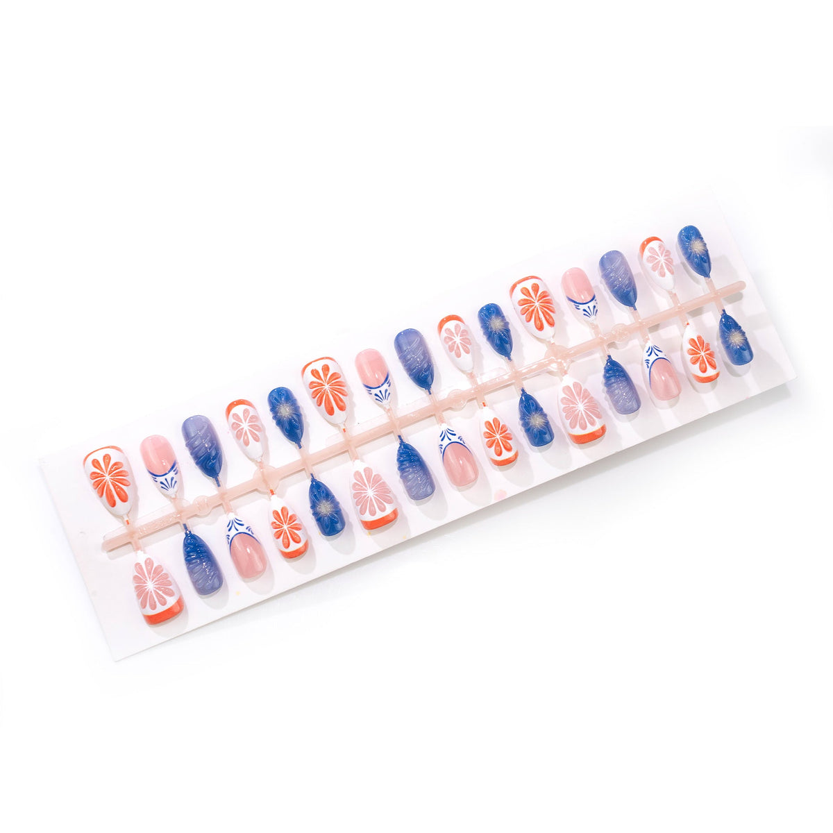 Creative Floral Press-On Nail Set — product view 5