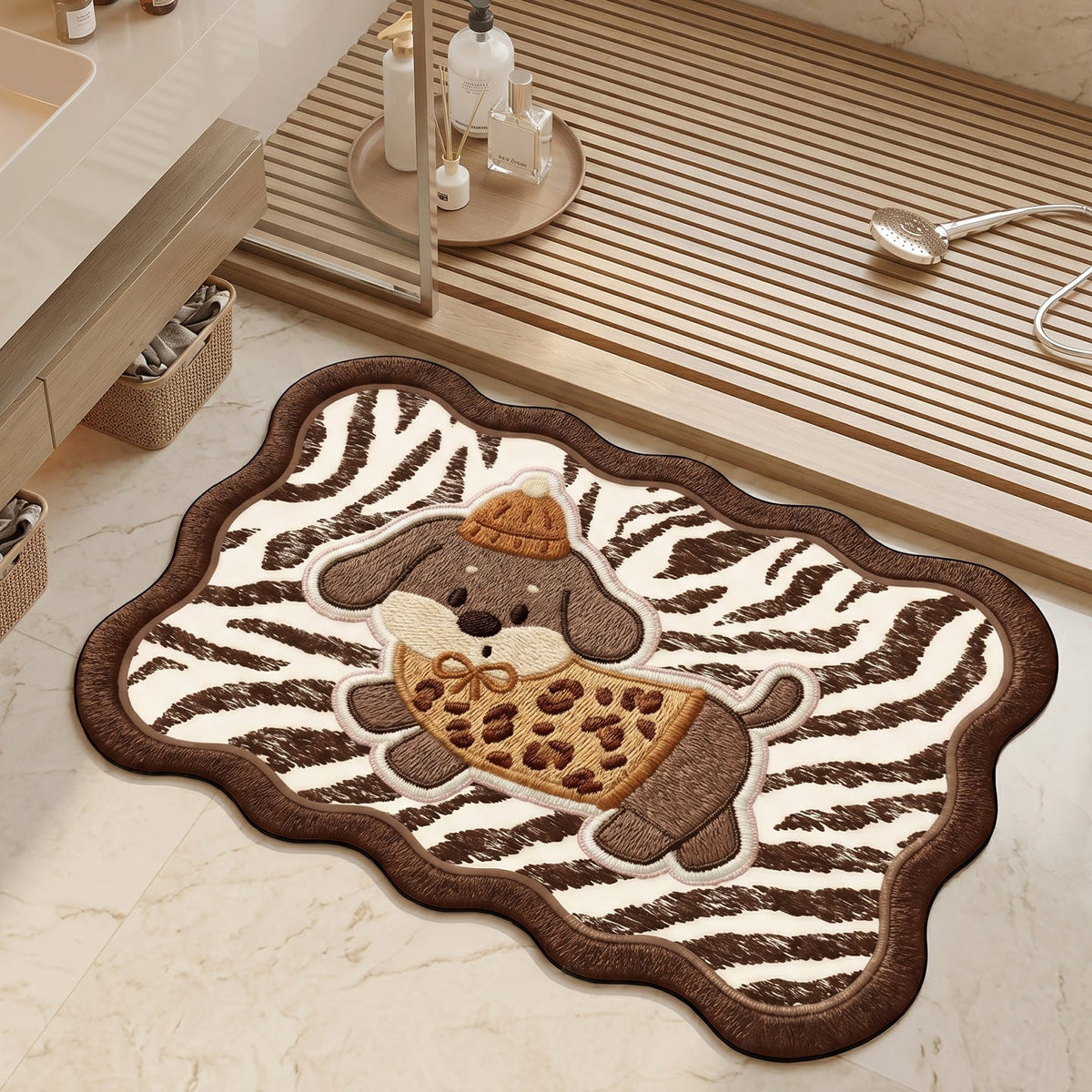 Decorative Bathroom Mat LoungeYard — product view 3