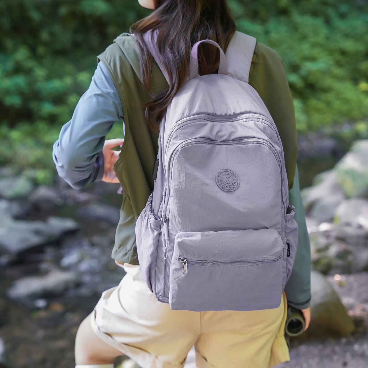 Lightweight Water-Resistant Travel Backpack LoungeYard — product view 3