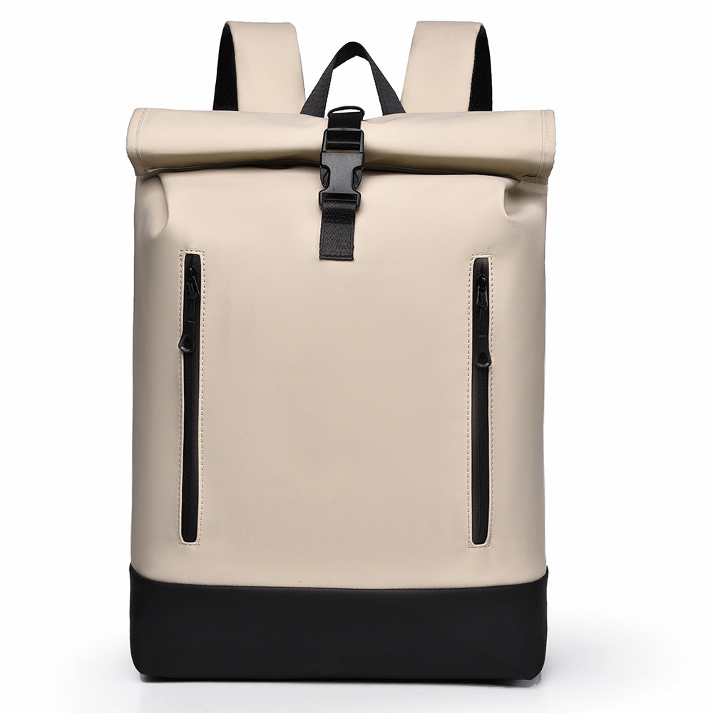 Stylish Waterproof Rolltop Backpack LoungeYard — product view 7