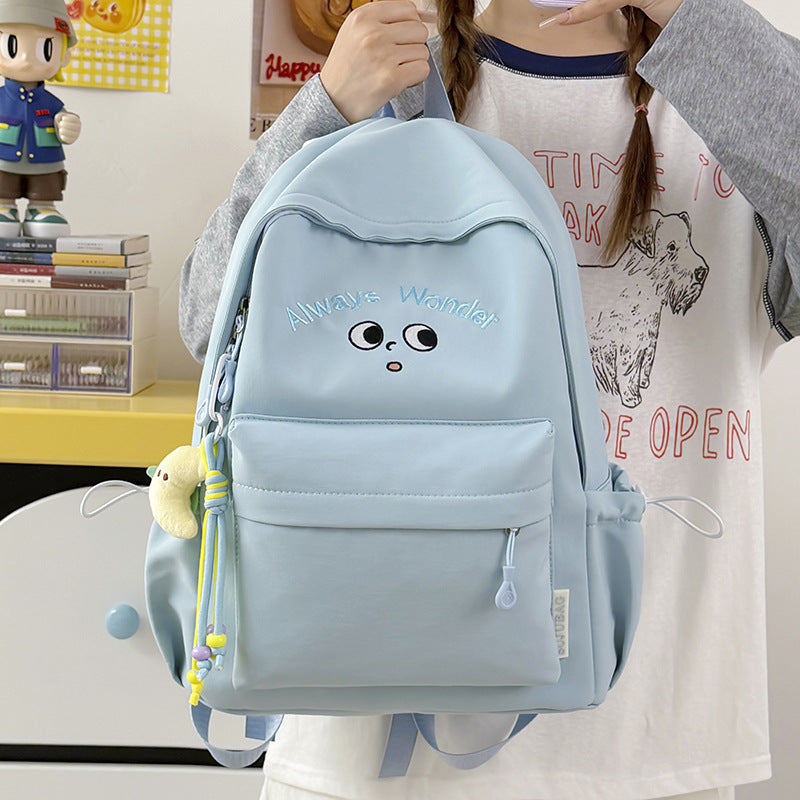 Playful Illustrated Character Backpack LoungeYard — product view 3