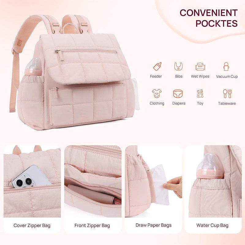 Multifunctional backpack with practical compartments LoungeYard — product view 4