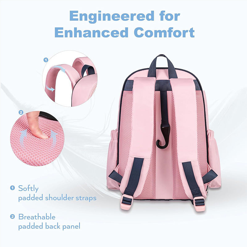Sporty backpack with shoe and ball compartment LoungeYard — product view 3