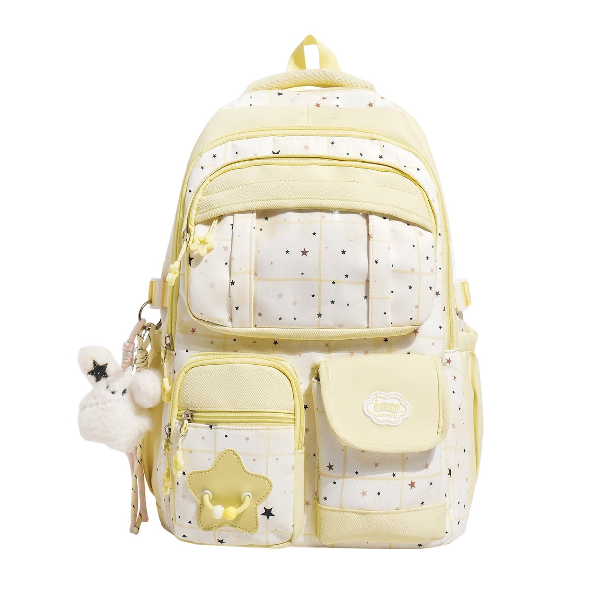 Cute Illustrated Character Backpack LoungeYard — product view 5